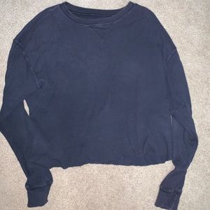 Waffle long sleeve top